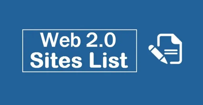 Web 2.0 Submission Sites